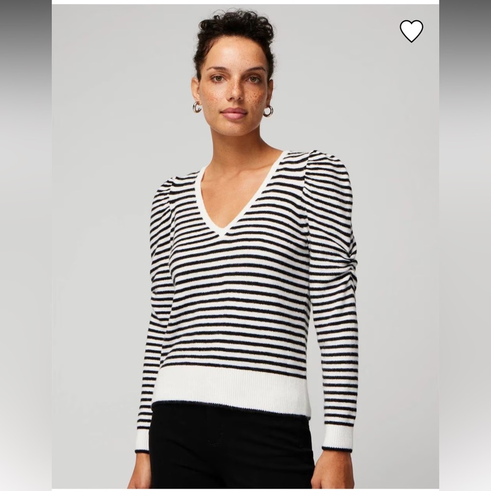 WHBM Puff Sleeve Pullover - Picture 4 of 5